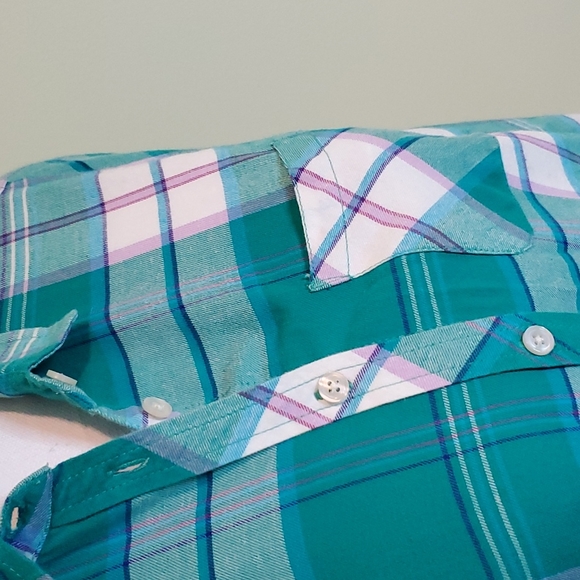 American Eagle Outfitters Flannel Plaid Shirt - Picture 3 of 4